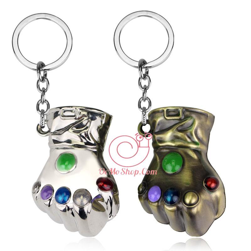 Móc khóa Kim loại Marvel Găng tay vô cực Thanos phiên bản Avenger Infinity War
