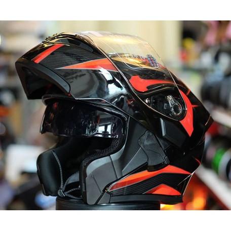 Mũ bảo hiểm trùm đầu lật hàm GXT 902 có 2 kính