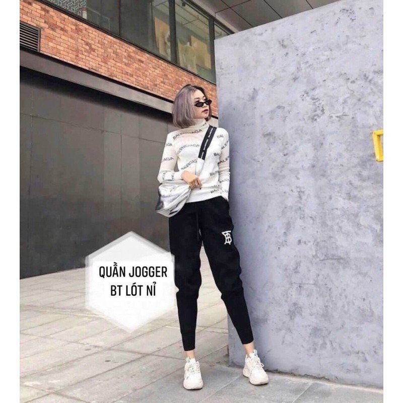 Quần joger lót lông tb hàng đẹp