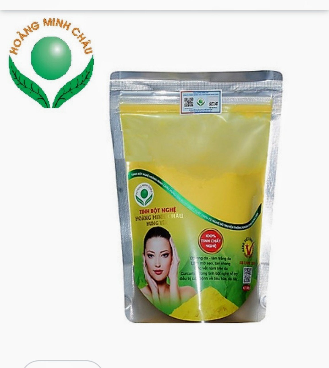 500g Tinh bột nghệ Hoàng Minh Châu Hưng Yên