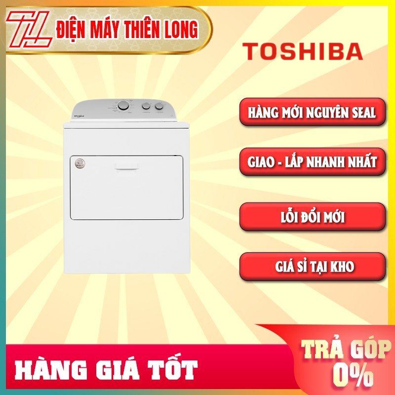 Máy sấy Whirlpool 15 kg 3LWED4815FW0 - Chống nhăn Tuỳ chỉnh thời gian sấy và nhiệt độ sấy - TRẢ GÓP 0% - GIAO TOÀN QUỐC - NGOÀI HCM TÍNH PHÍ