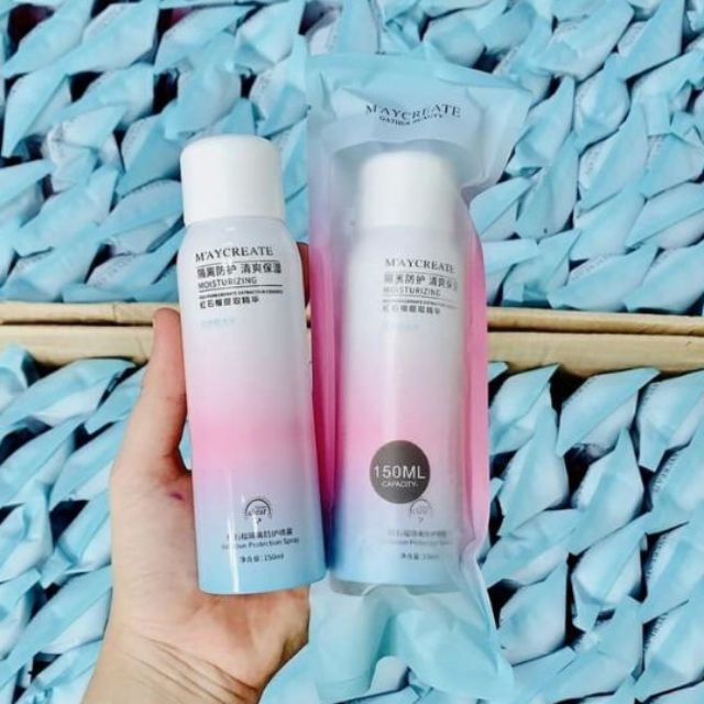 Xịt Chống Nắng Trắng Da Maycreate Spf35