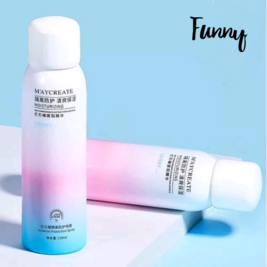 Xịt chống nắng trắng da chính hãng maycreate nội địa trung 150ml