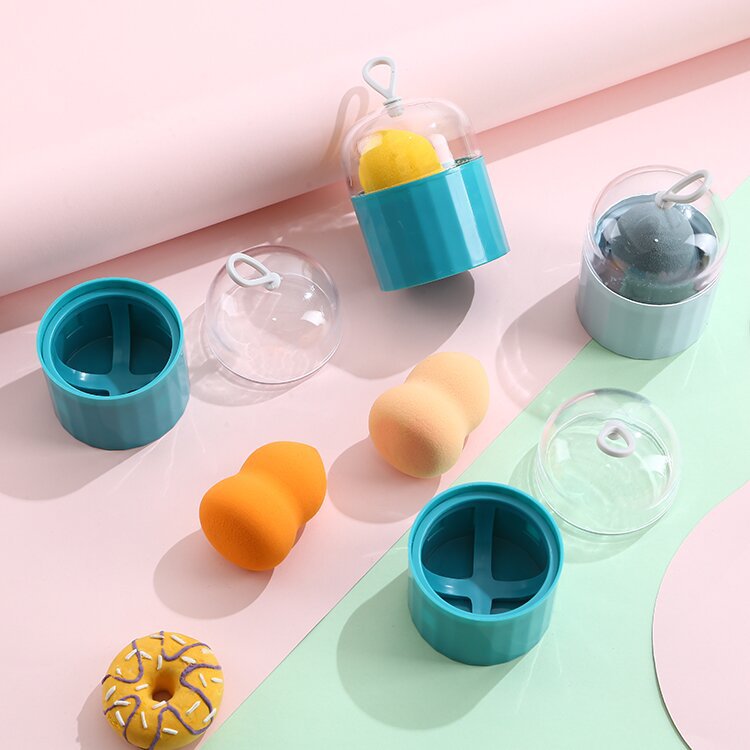 💫 Hộp đựng trứng trang điểm di động có thể tháo rời Hộp đựng trứng xốp YVETTERY