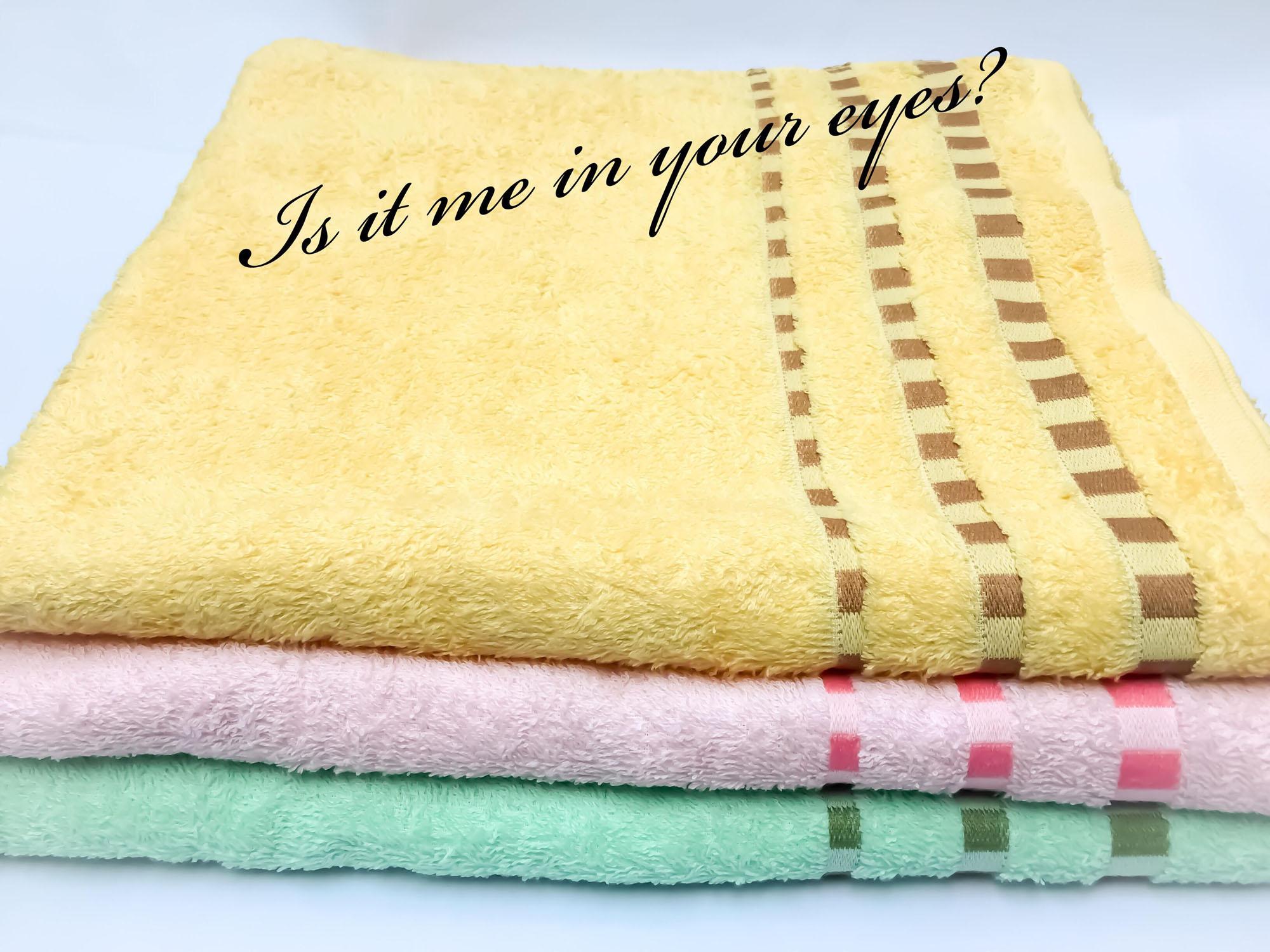 Set 2 khăn tắm cotton khổ lớn