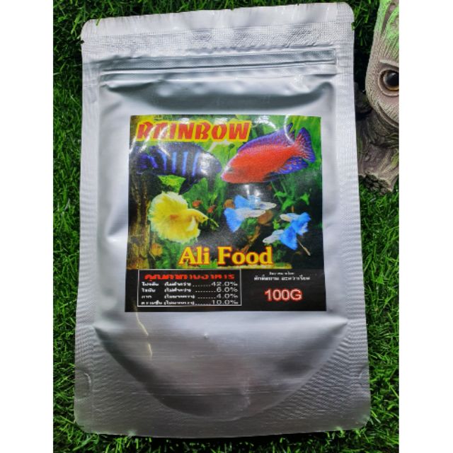 Thức Ăn Rainbow Lên Màu Cho Cá Ali và các loại cá cảnh