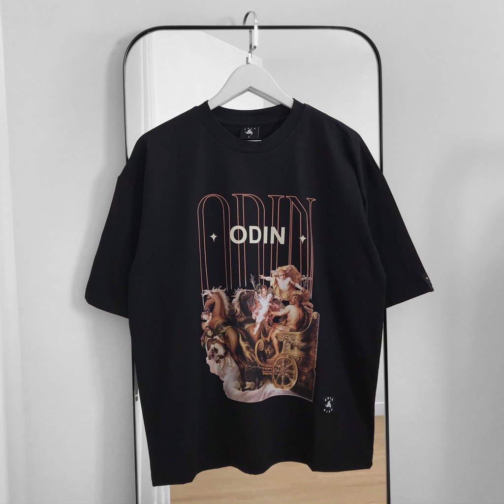Áo Thun Oversize The Heaven, áo phông T Shirt ngắn tay unisex ODIN