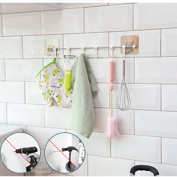 [HCM]Giá kệ để dao kéo dán tường phòng bếp ( Không cần khoan tường )