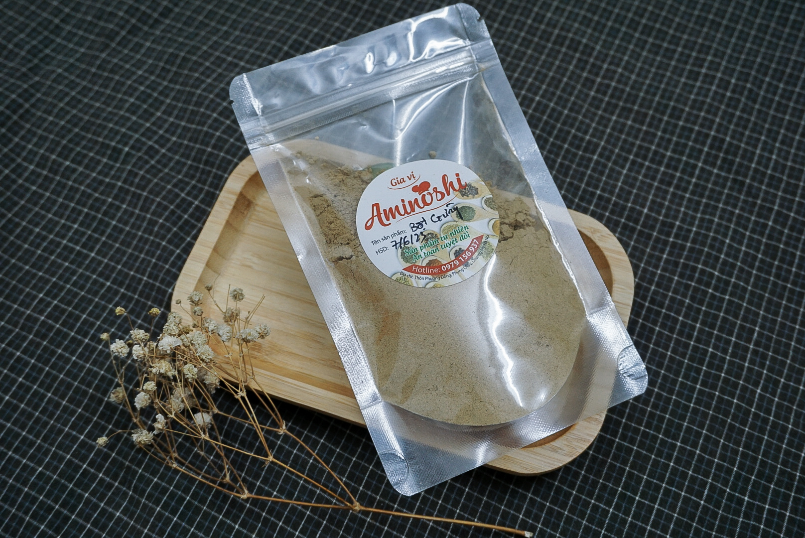 Bột gừng nguyên chất aminoshi -50g