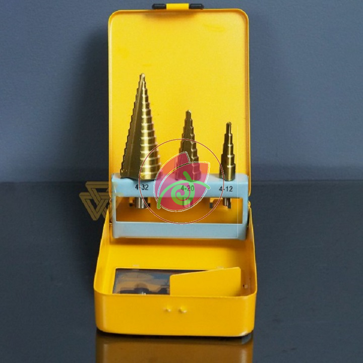 Mũi khoan bước titanium hss tolsen 75878 75871 75872 75873
