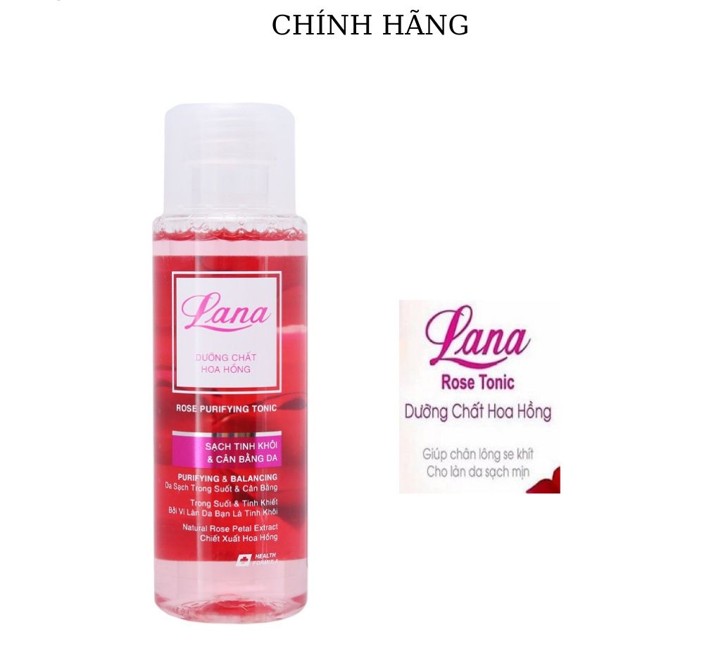 Nước dưỡng da hoa hồng Lana 150ml
