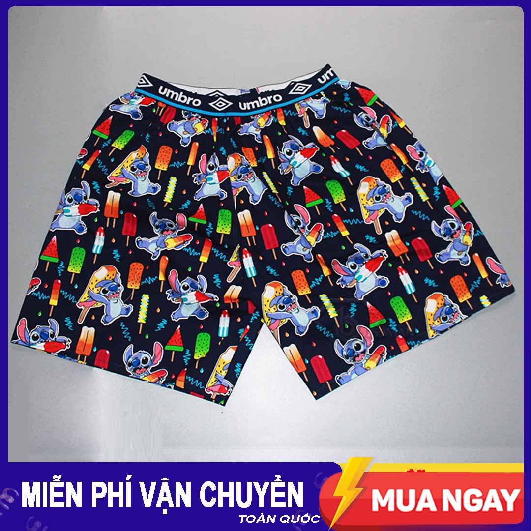 [HCM]Quần Đùi Nam - Quần Ngủ Nam - Mặc nhà - Mẫu Họa tiết BM03