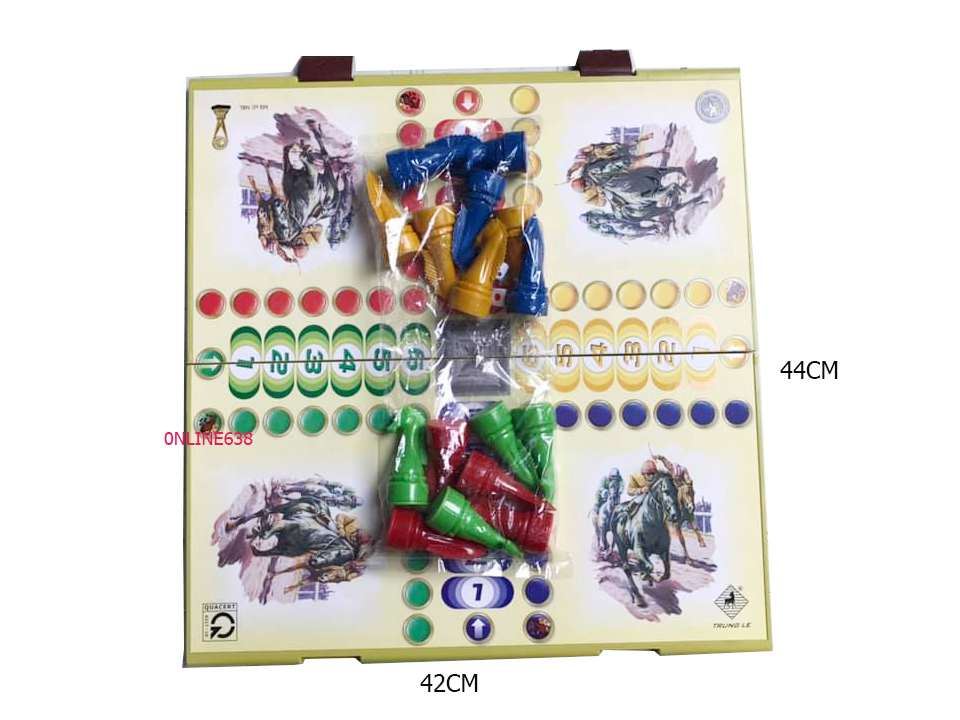 Bàn cờ cá ngựa lớn - size 42cm x 44cm - bằng nhựa