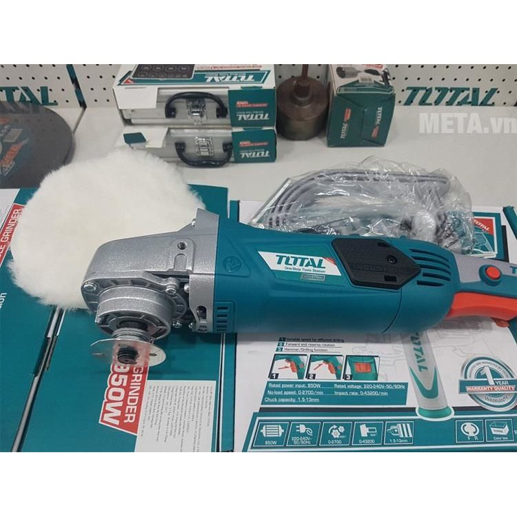 7” máy đánh bóng góc 1400w total tp1141806