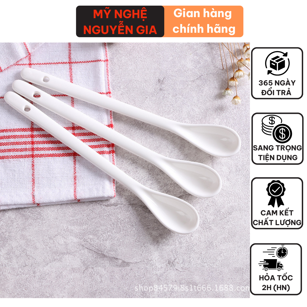 Muỗng cà phê thìa cafe sứ cao cấp