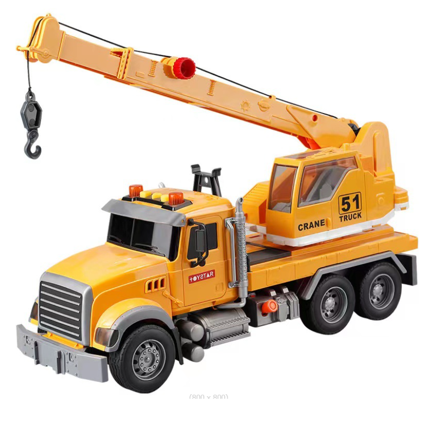 Đồ chơi mô hình xe ô tô cẩu móc cỡ lớn bằng nhựa - xe đồ chơi trẻ em có âm thanh và đèn Toystar