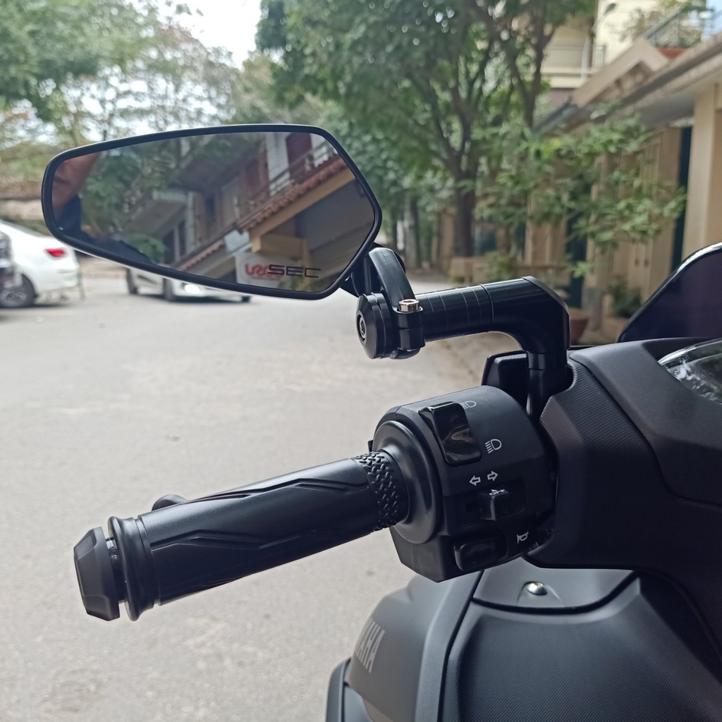 Gương chiếu hậu xe máy Exciter, Winner, Y.amaha, mặt kính trắng tầm nhìn tốt