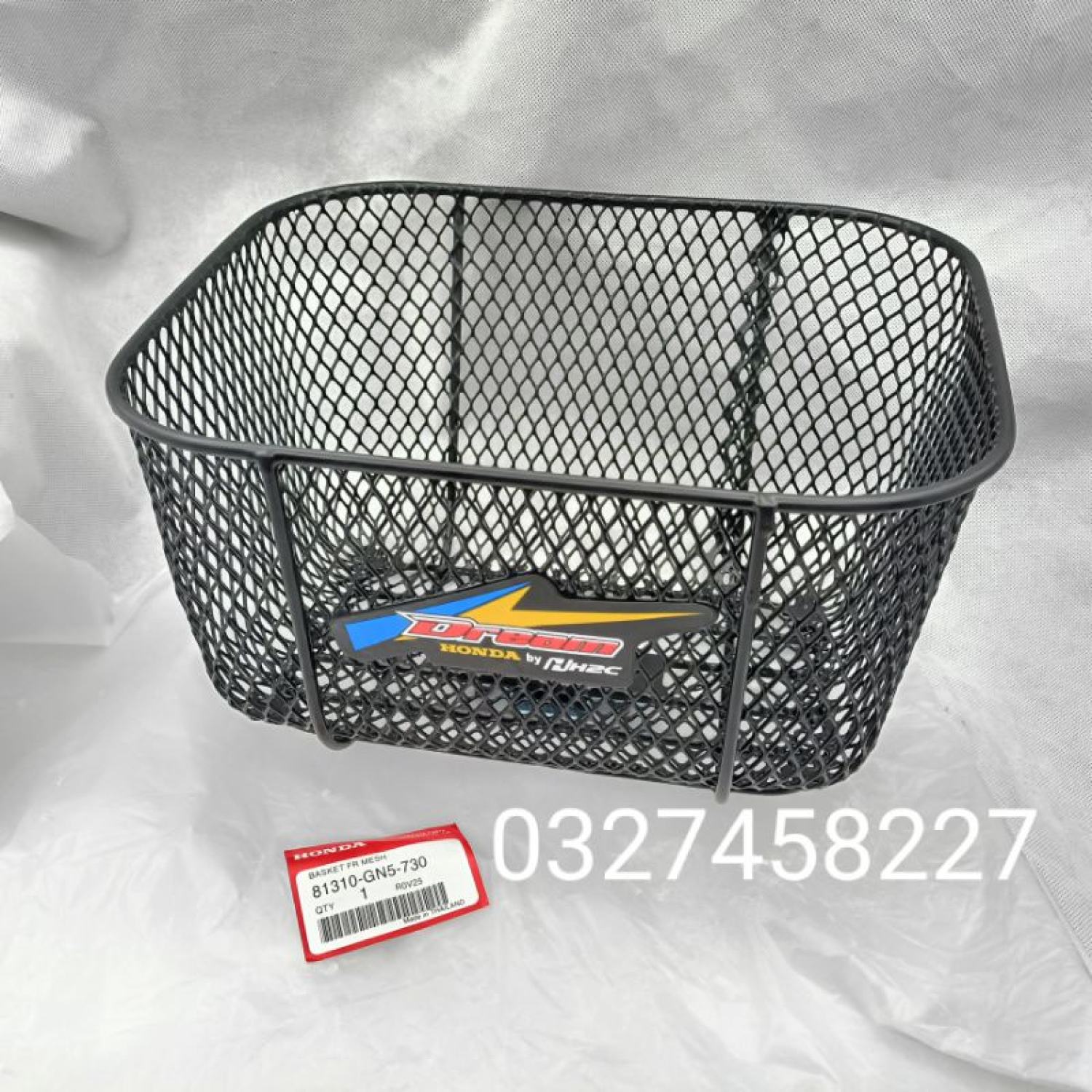 Rổ giỏ trước đựng đồ xe DREAM màu đen H2C hàng thái xịn