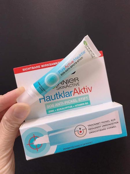 Bút mụn cấp tốc garnier dạng gel siêu thẩm thấu nhanh