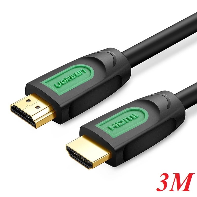 Ugreen 40463 3m màu đen cáp tín hiệu hdmi chuẩn 2.0 hỗ trợ phân giải 4k * 2k hd101