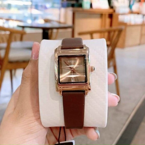 Đồng hồ nữ casual Đơn giản Đồng hồ chống thấm nước 1432 đồng hồ skmei dây da - shop bình minh