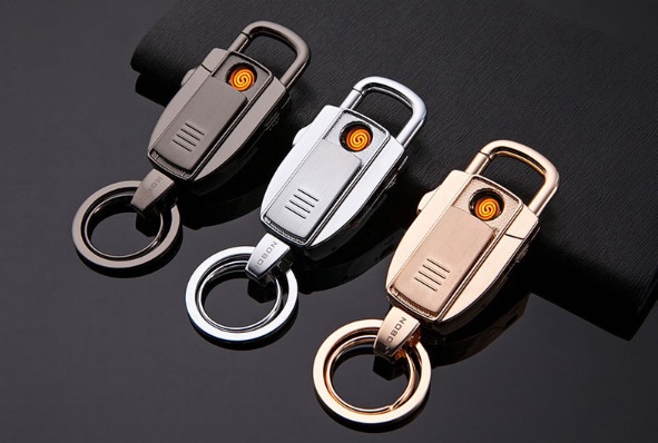 Móc khóa bật lửa điện