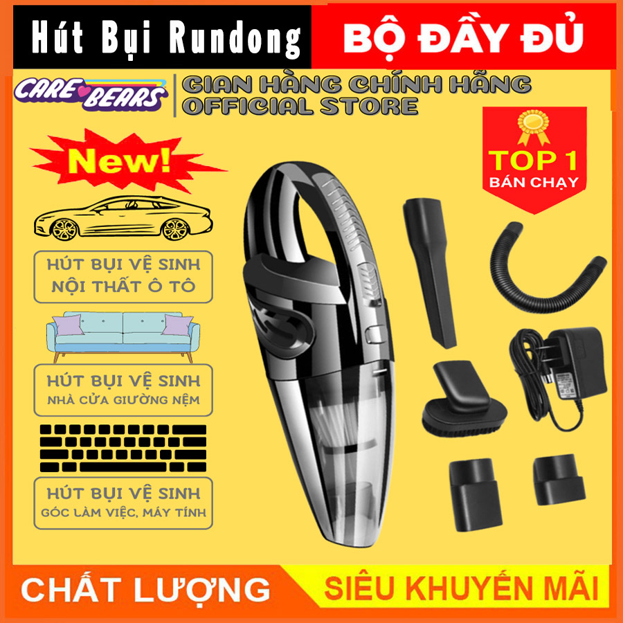 Máy hút bụi cầm tay mini không dây Rundong R-6053 120W, máy hút bụi giường nệm, máy hút bụi gia đình, may hut bui mini cầm tay, máy hut bui cầm tay, may hut bui gia đình, gia dụng thông minh