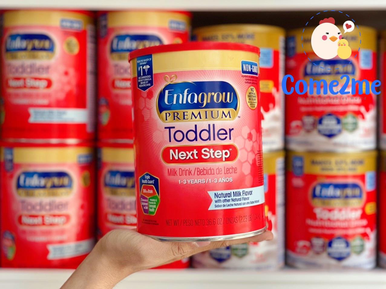 Sữa ENFAGROW nắp đỏ Mỹ 1.04kg