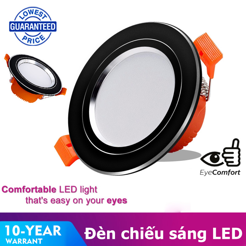 Đèn Led âm Trần đèn Trang Trí đèn ốp Trần Vàng/bạc đèn Led Trang Trí