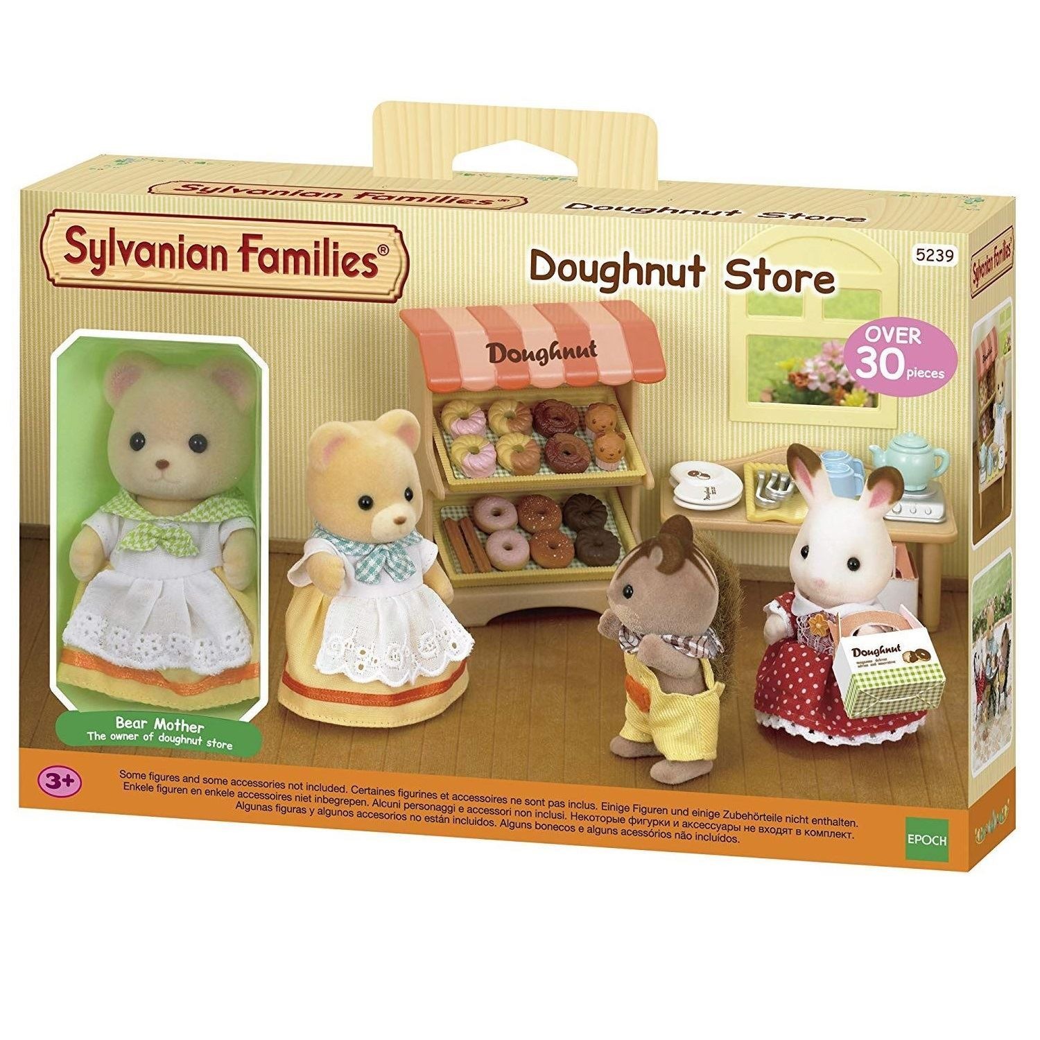 Set đồ chơi Cửa hàng Bánh Rán Sylvanian Families 5239 Doughnut Store