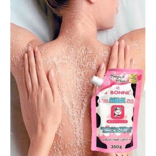 Chuẩn Thái sữa tắm muối bò tẩy tế bào chết A Bonne Spa Milk Salt Thái Lan