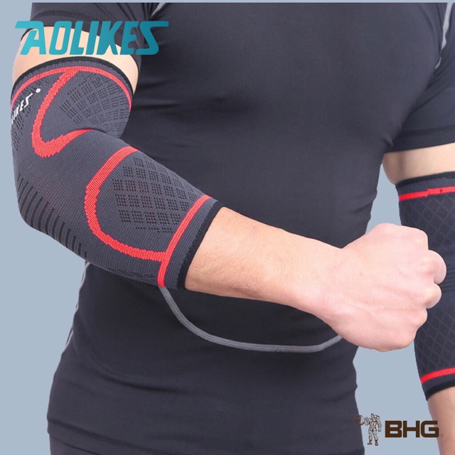 Băng bảo vệ khuỷu tay aolikes - xỏ khuỷu tay tập gym