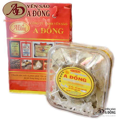 [HCM]Yến Sào Thô Còn Lông Nguyên Chất Loại 1 Thương Hiệu A Đồng Đóng Hộp YTNC2 - YTNC2(Hộp 50 Gram)
