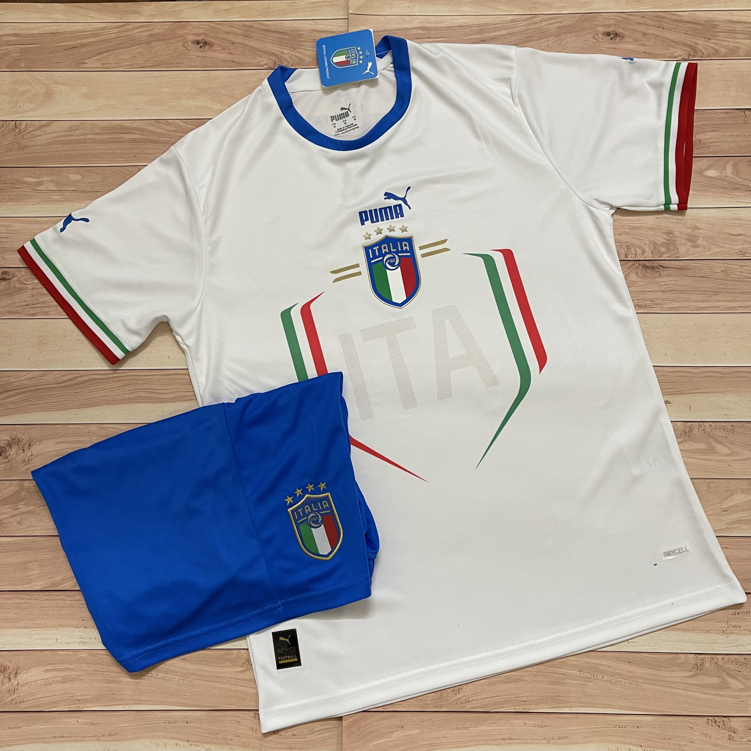 Áo Bóng Đá Đội Tuyển Italia 2023 - Chuẩn Mẫu Thi Đấu - Vải Polyester Thái Gai Lưới