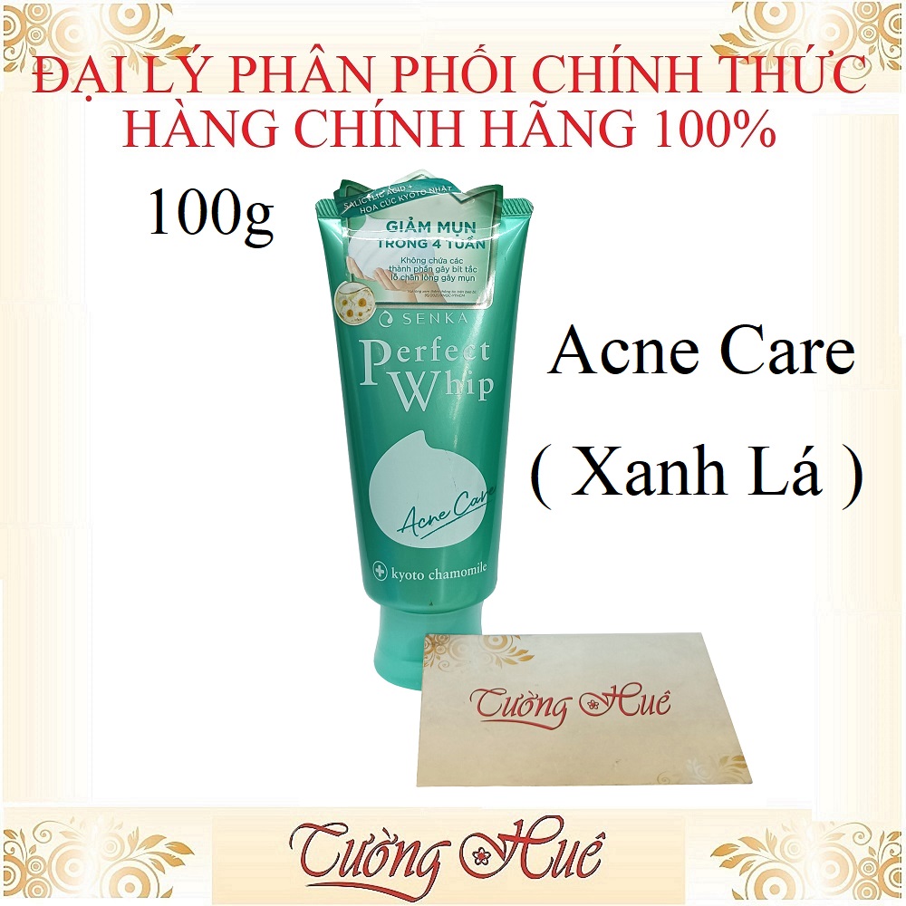 Sữa rửa mặt dành cho da mụn Senka Perfect Whip Acne Care - 100g
