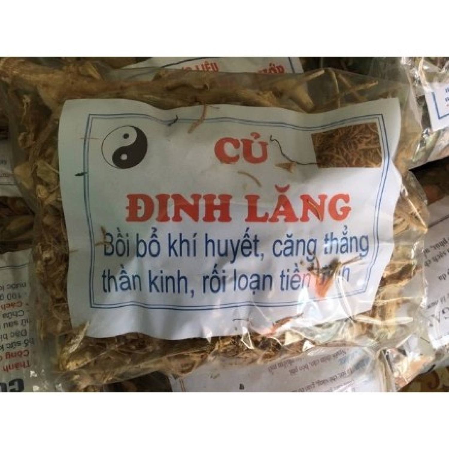 1kg rễ đinh lăng nếp khô hàng lᴏại 1