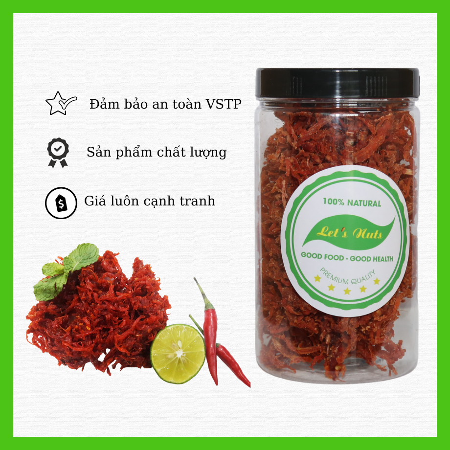 [HCM]Khô bò xé sợi ngắn lon pet 350g sang trọng hợp vệ sinh chuẩn ăn vặt làm mồi nhậu SuTo Shop