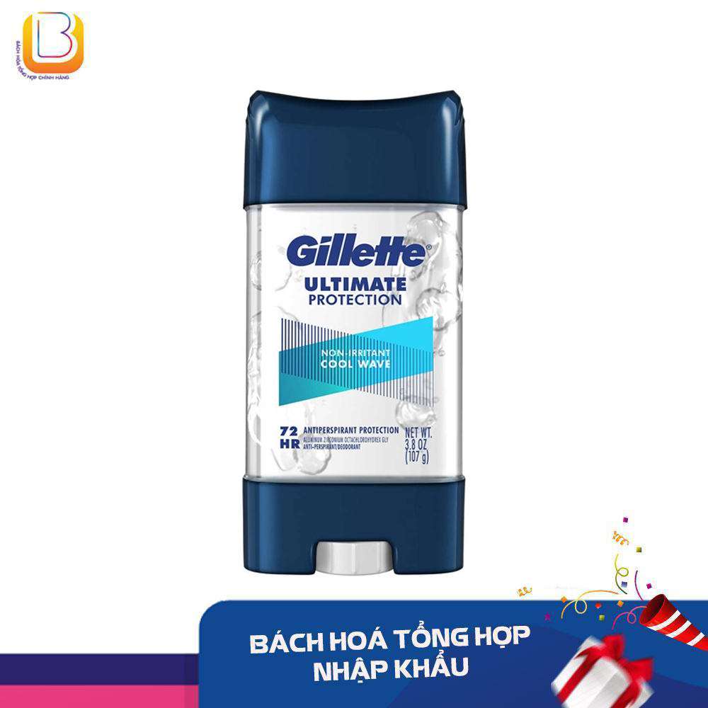 LĂN KHỬ MÙI GILLETTE CHO NAM ULTIMATE PROTECTION 6-IN-1 ANTIPERSPIRANT 107G MỸ