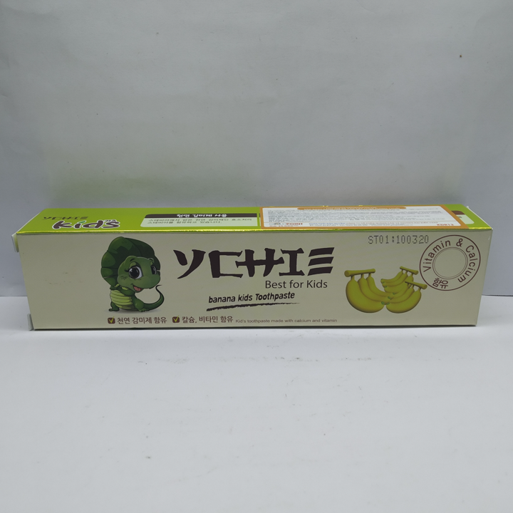 Kem đánh răng Ychie cho bé - Hương Chuối - Tuýp 75gr