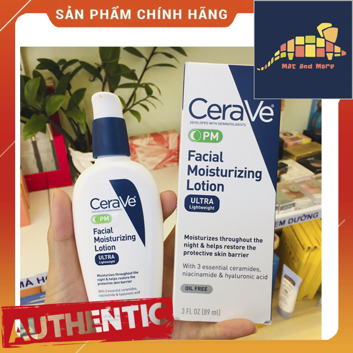 Kem dưỡng ẩm cho da khô CeraVe Facial Moisturizing Lotion PM – 89mL