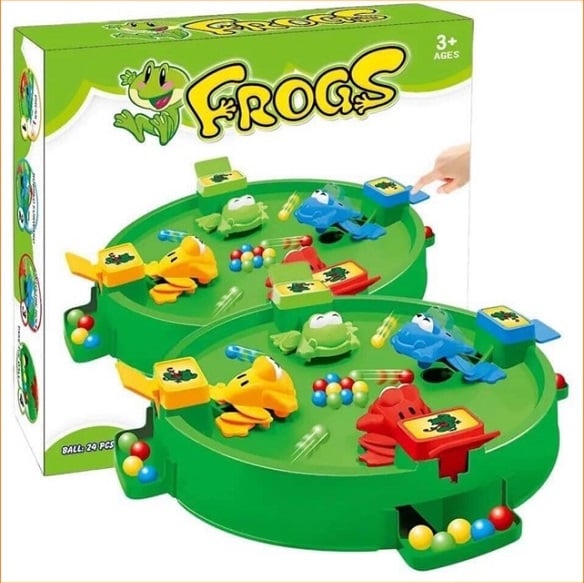 Bộ đồ chơi Ếch ăn kẹo 24 bi 4 người chơi vui nhộn Feeding hungry frogs