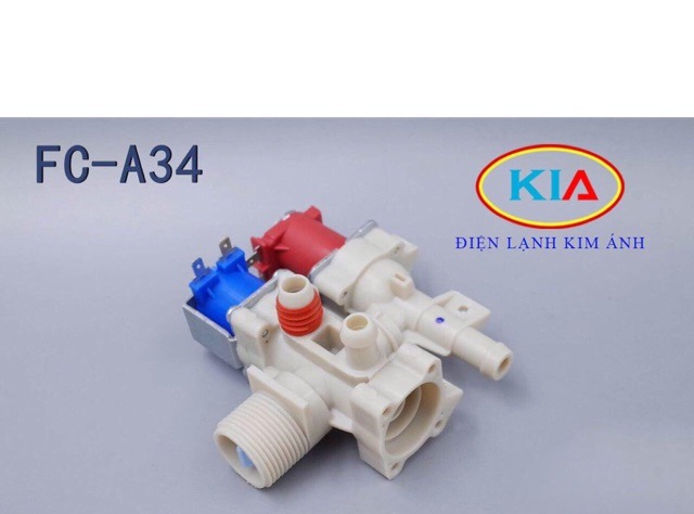[HCM]Van cấp nước LG inverter DC12v 3 ngã 2 vòi thẳng A34