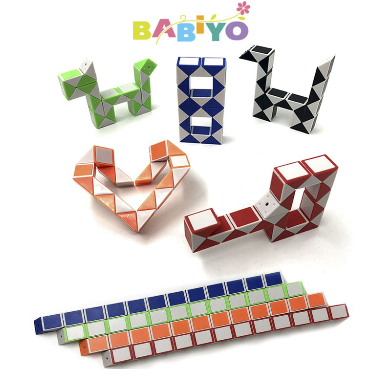 Rubik biến thể dạng rắn 24 đoạn- Đồ chơi trí tuệ