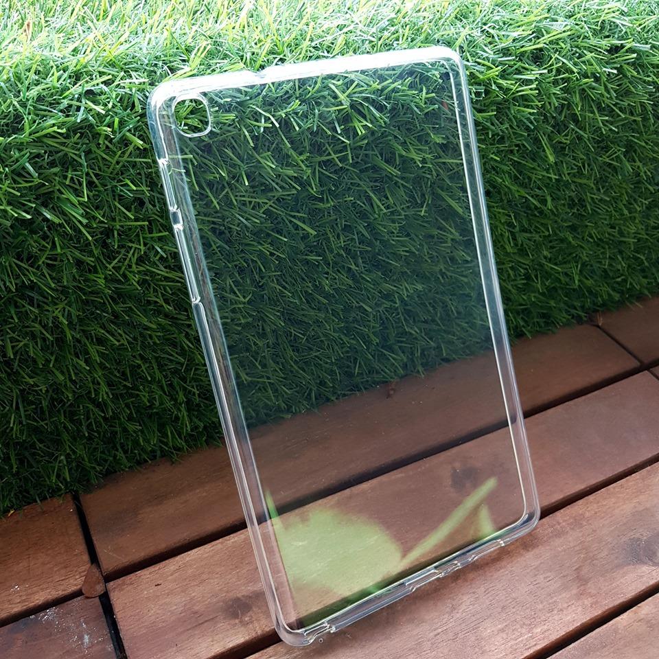 Bộ ốp lưng silicon +kính cường lực cho samsung tab a plus 8.0 spen 2019 p205
