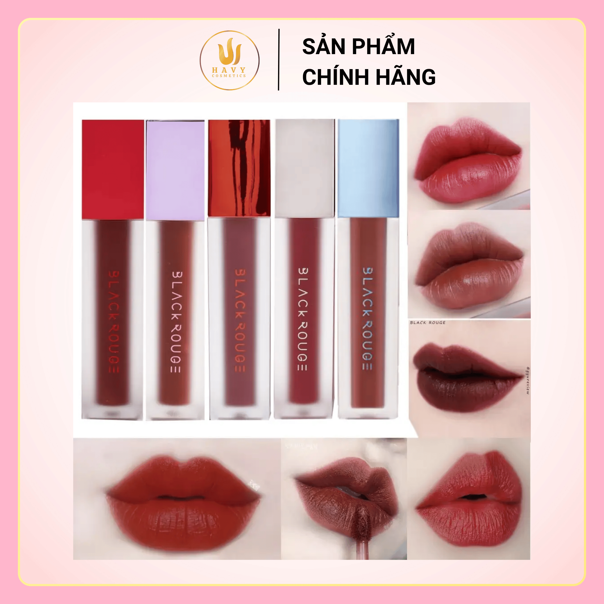 Son Black Rouge Màu A12 Dashed Brown nâu đỏ gạch trầm Son black rouge chính hãng có tem 3D của hãng