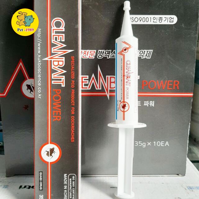 Gel diệt gián CLeanbait power - Nhập khẩu Hàn Quốc Pet-1989