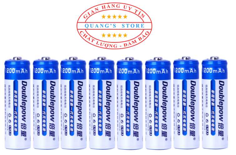 Bộ 8 Viên Pin Tiểu Sạc Ni-MH AA 1200 mAh Dùng Cho Đồ Chơi, Máy Ảnh, Mic Hát Không Dây, Đèn Pin, Chuột Máy Tính...