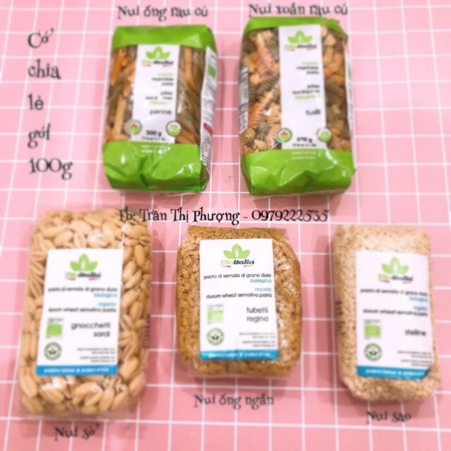 Nui hữu cơ Bioitalia 500g