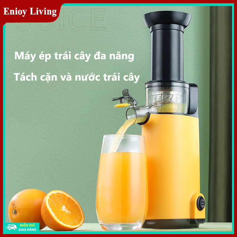 Máy ép chậm hoa quả mini ép kiệt bã , ép rau củ hoa quả - Máy ép trái cây mini đa năng