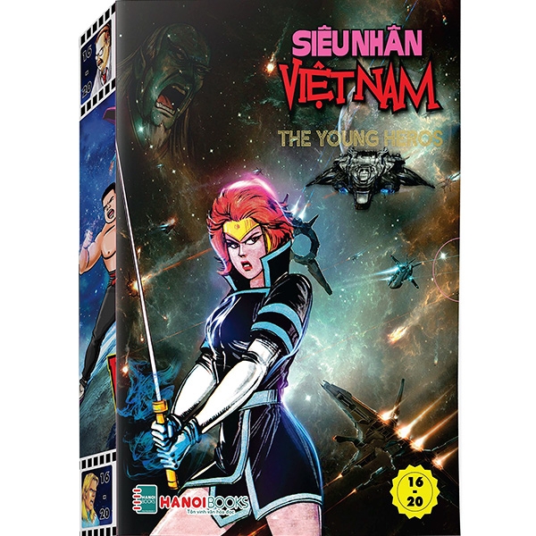 Fahasa - Boxset Siêu Nhân Việt Nam - Bộ 5 Tập - Từ Tập 16 Đến Tập 20